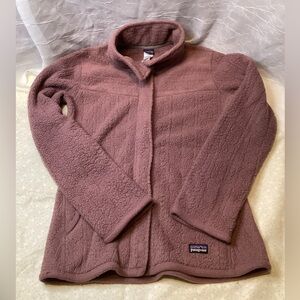 Patagonia Diamond Capra Fleece Sweater High Neck with Buttons Women's XS